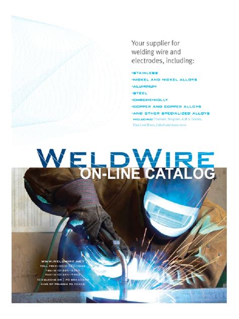 welding wire catalog